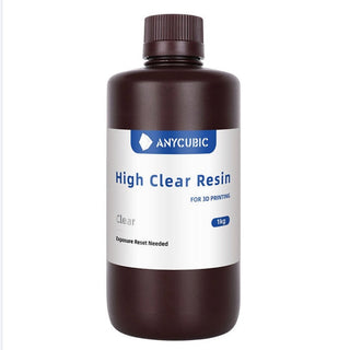 Anycubic High Clear Resin 1 kg – Hochtransparentes UV-Resin für kristallklare 3D-Drucke, Transparent