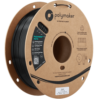 Polymaker PETG 1KG 1.75mm, Schwarz