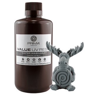 PrimaCreator PrimaCreator Value Water Washable UV Resin - Dark Grey – Produktansicht