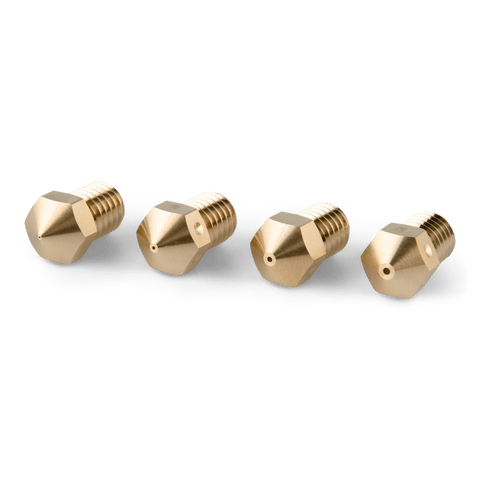 PrimaCreator RepRap M6 réz fúvóka készlet 3 mm (0,2/0,4/0,6/0,8 mm) – 4 darab