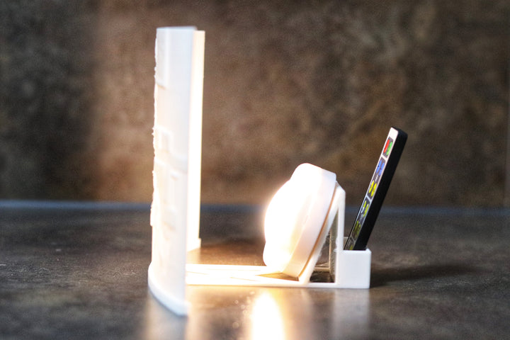 3D-Foto Lithophane inklusive Halter und Fernbedienung