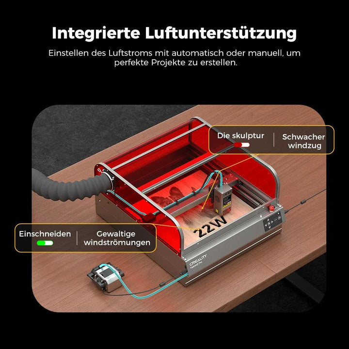 Creality Falcon2 Pro geschlossener Laser-Gravierer Laser 3ddruckboss