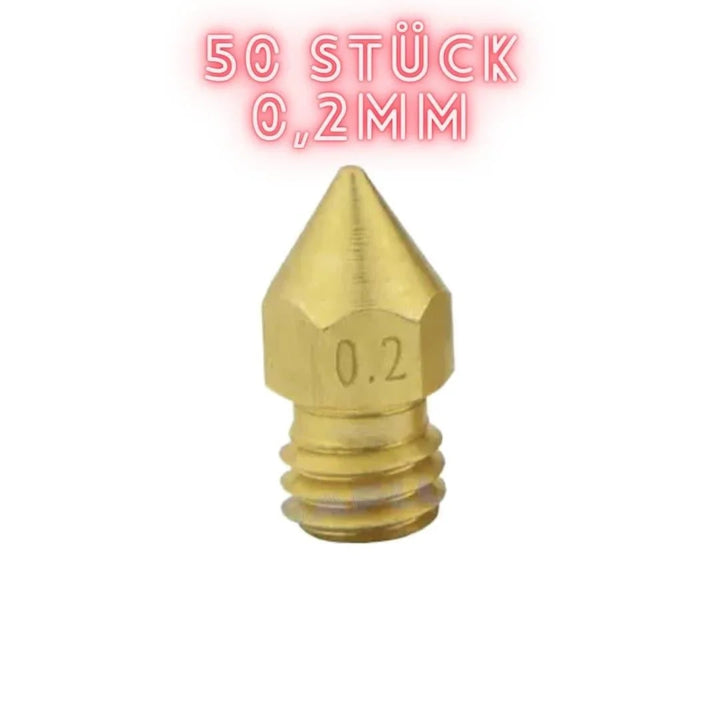 MK8 Messing Düsen 50 Stück Düsen 3ddruckboss